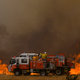 A fire broke out in Canberra, Australia, near the airport on January 23, 2020.